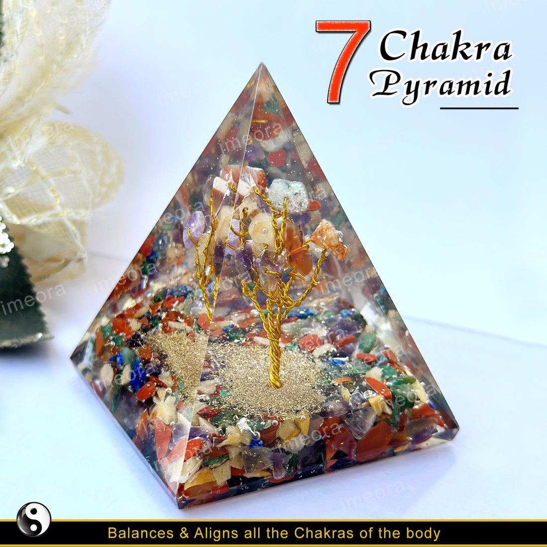 7 Chakra Energy Pyramid