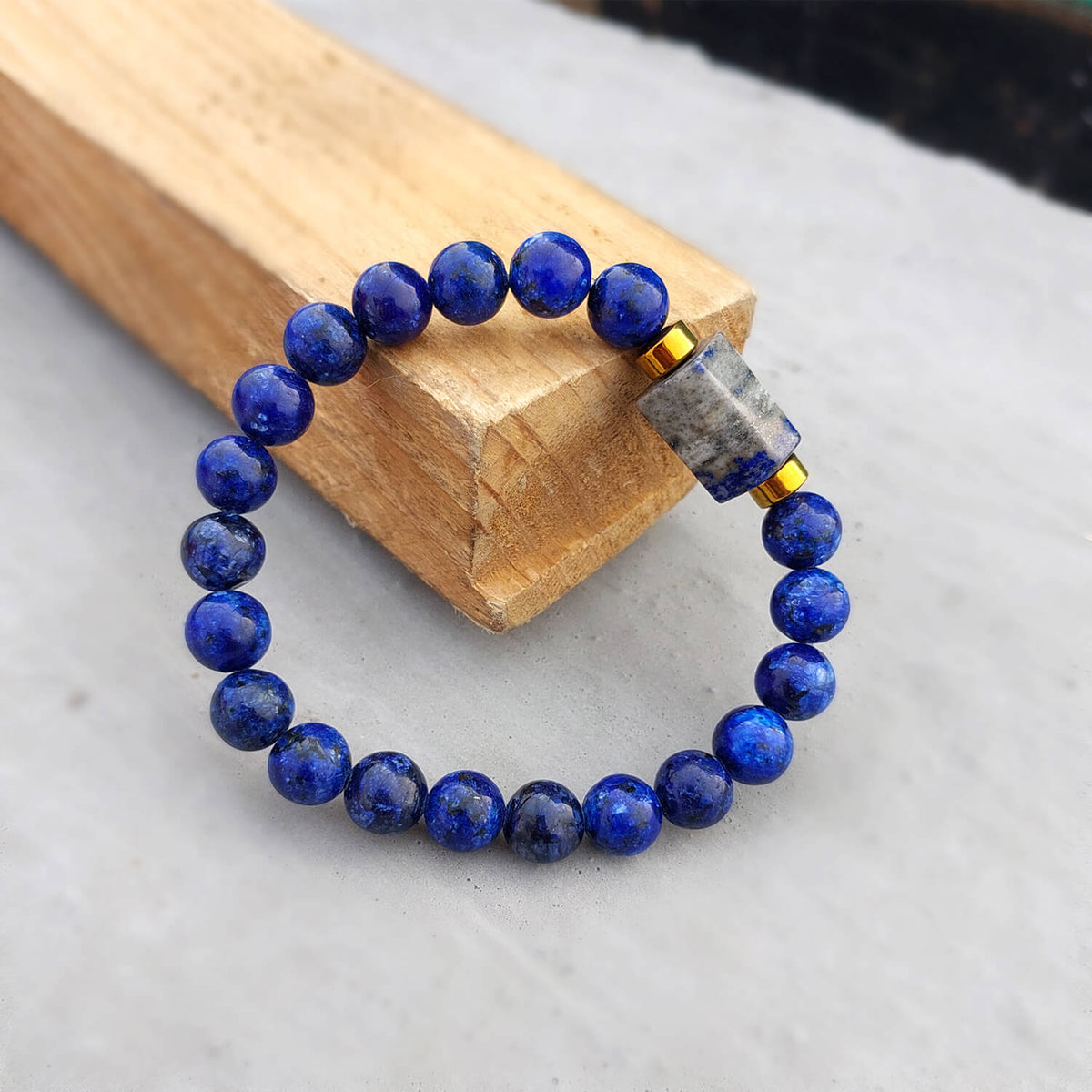 Lapis jasper deals stone bracelet