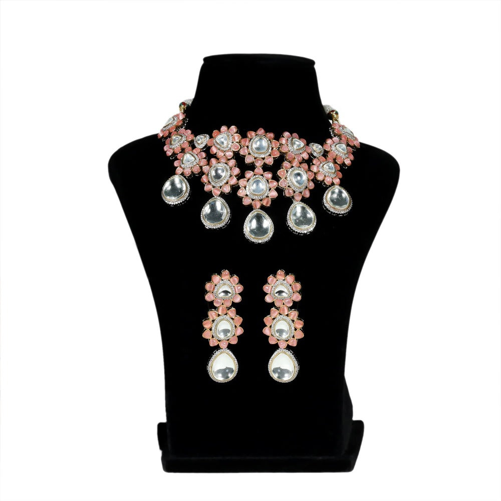 Charlee Floral Necklace Set With Dori