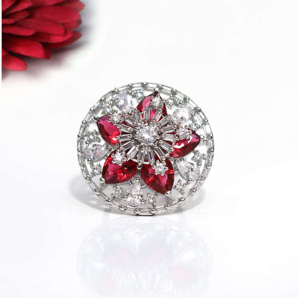 lilliana Lilliana Cocktail Adjustable Ring – Imeora