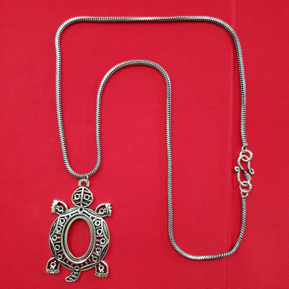 Imeora Tortoise Pendant With 24 inch Chain