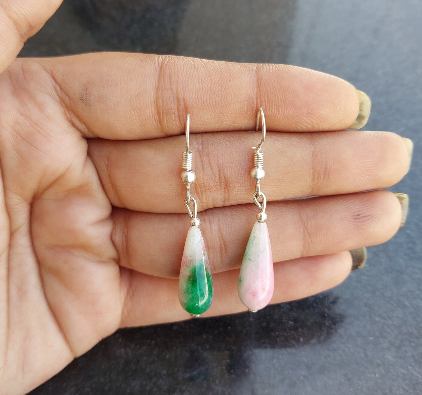 Imeora Multicolor Big Drop Shape Earrings