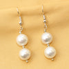 Imeora White 10mm Shell Pearl Earrings