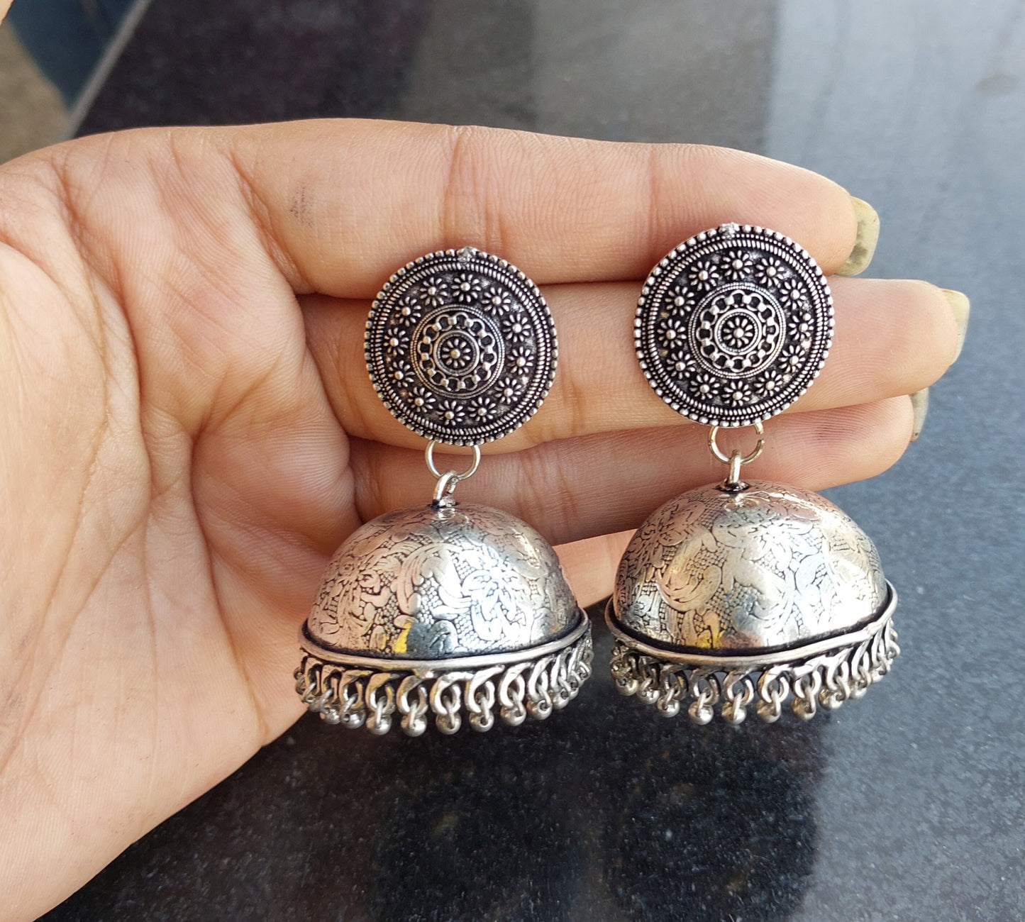 Imeora Stud With Big Jhumka Drop
