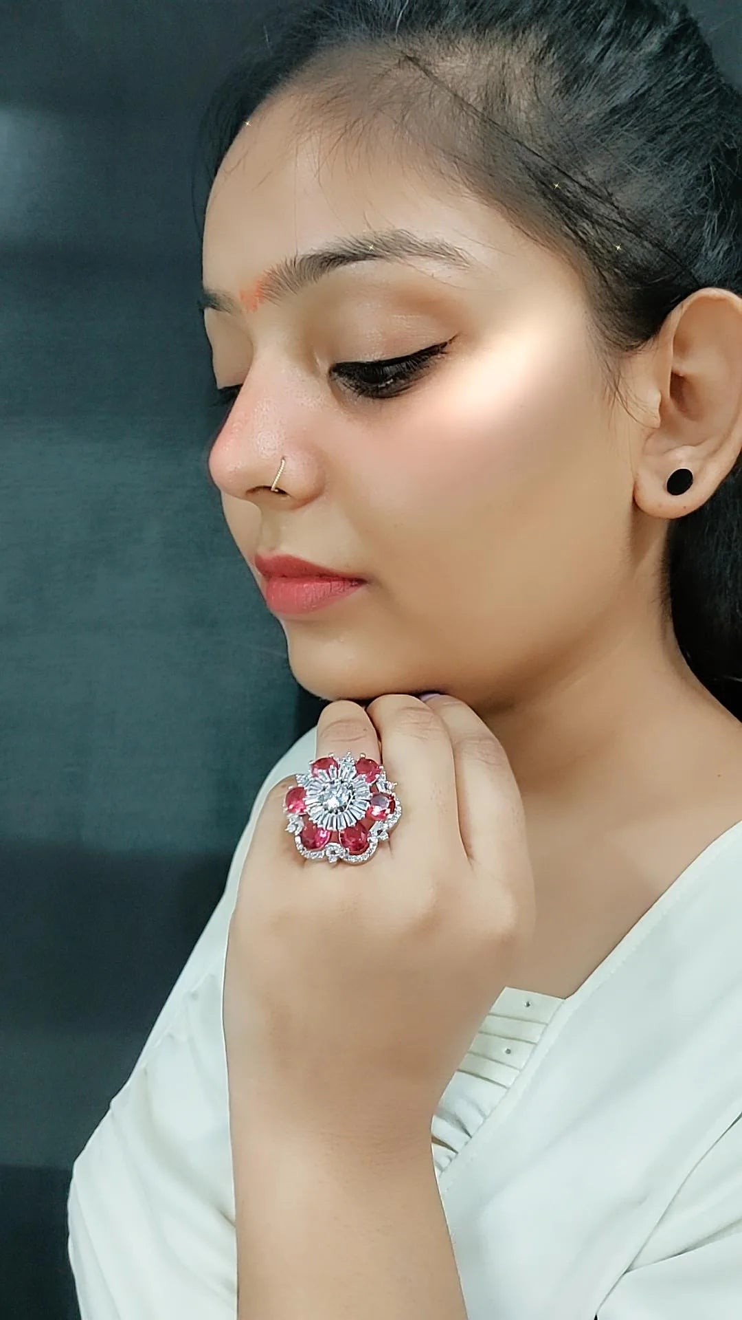 Sophie Cocktail Adjustable Ring