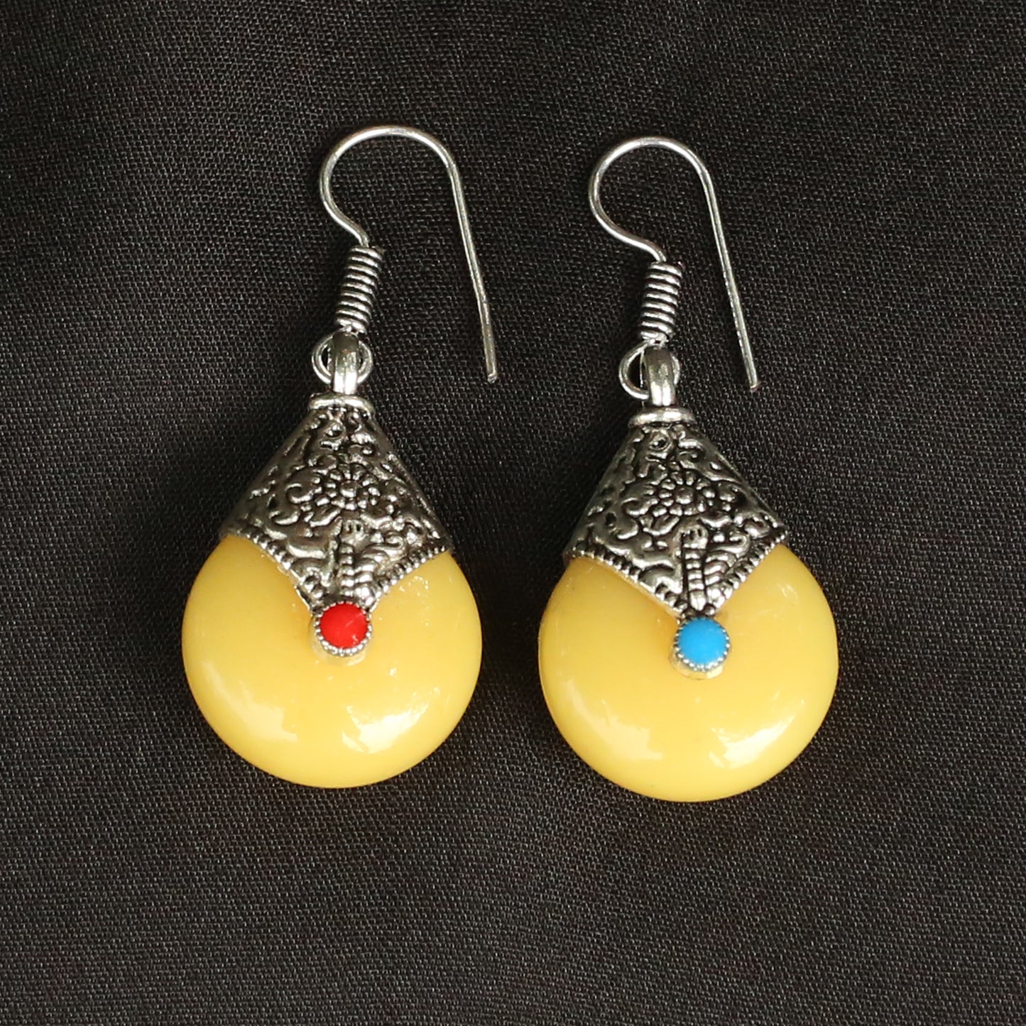 Imeora Yellow Drop Earrings