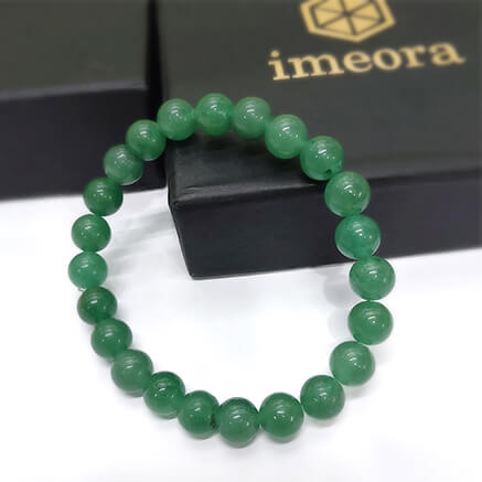 Certified Green Aventurine 8mm Natural Stone Bracelet