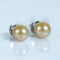 Imeora Certified 10mm South Sea Pearl Stud With 925 Silver