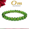 Certified Om Onyx 8mm Stone Bracelet