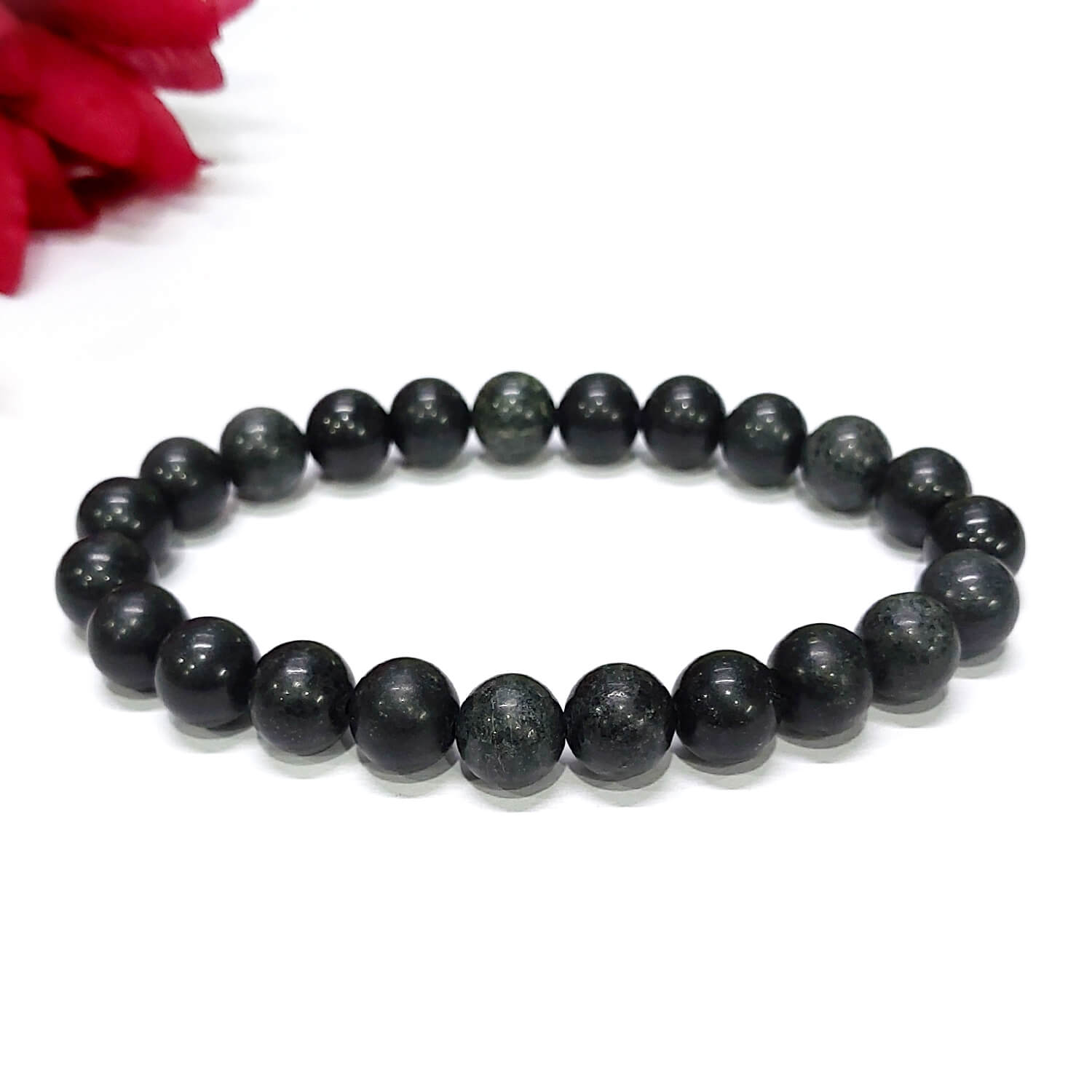Certified Black Jet 8mm Natural Stone Bracelet – Imeora