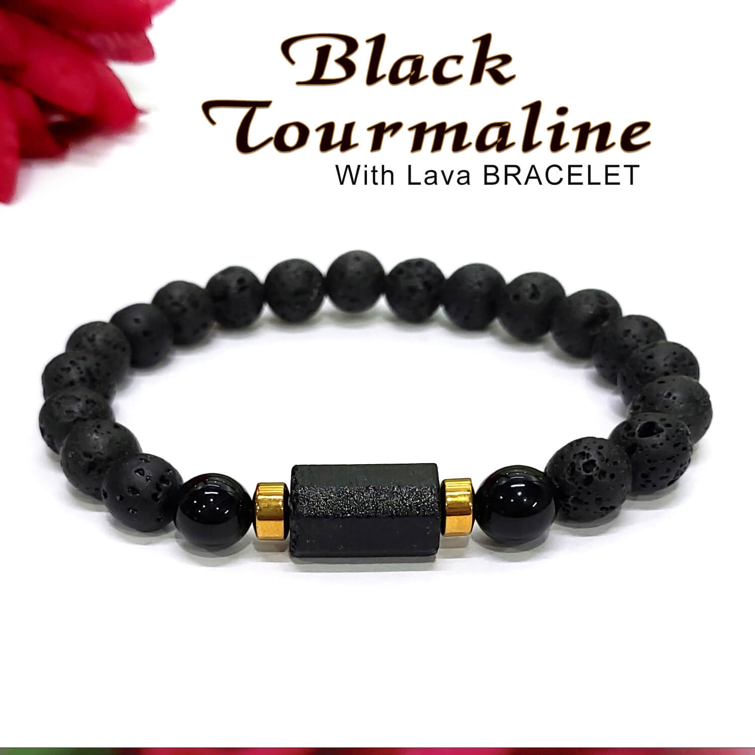 Black Tourmaline Bracelet | Buy Online Black Tourmaline Crystal Bracelet -  Shubhanjali