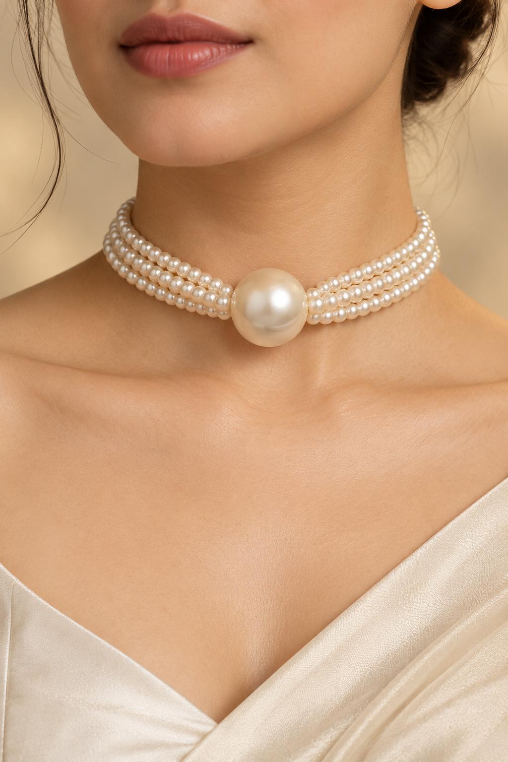 Pearl Étoile Statement Choker