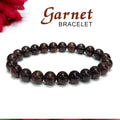 Certified Premium Quality Garnet 8mm Natural Stone Bracelet