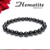 Certified Hematite 8mm Natural Stones Bracelet