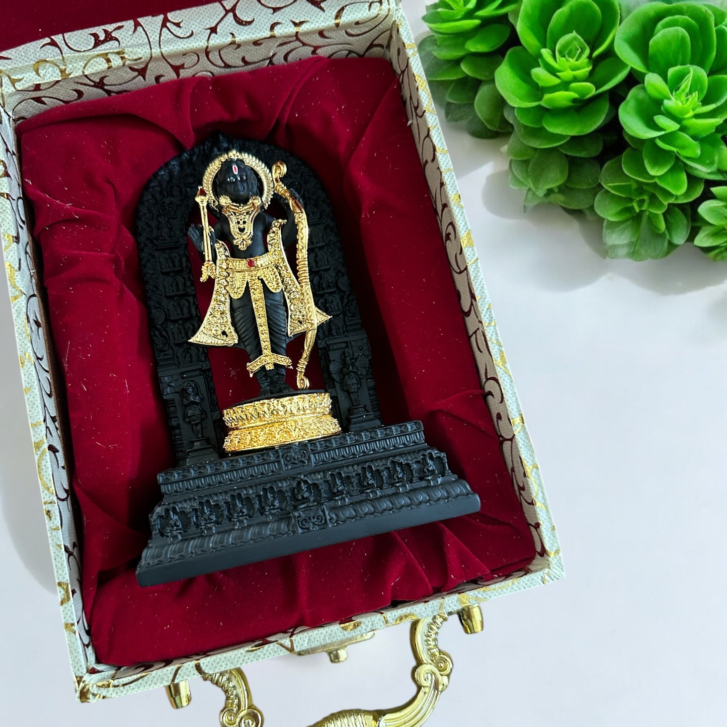 24K Gold Plated Ram Lalla Idol