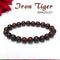 Certified Iron Tiger 8mm Natural Stone Bracelet
