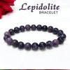 Certified Lepidolite 8mm Natural Stone Bracelet
