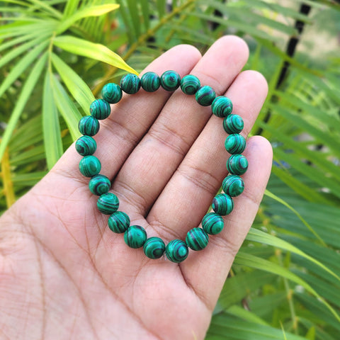 Malachite Jade 8mm Bracelet