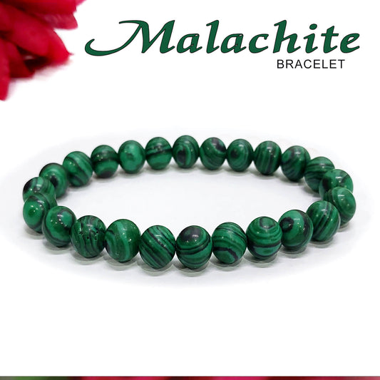 Malachite Jade 8mm Bracelet