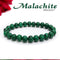 Certified Malachite 8mm Jade Bracelet