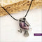 Feng Shui Owl Pendants With 17 Inches Leatherite Adjustable Chain