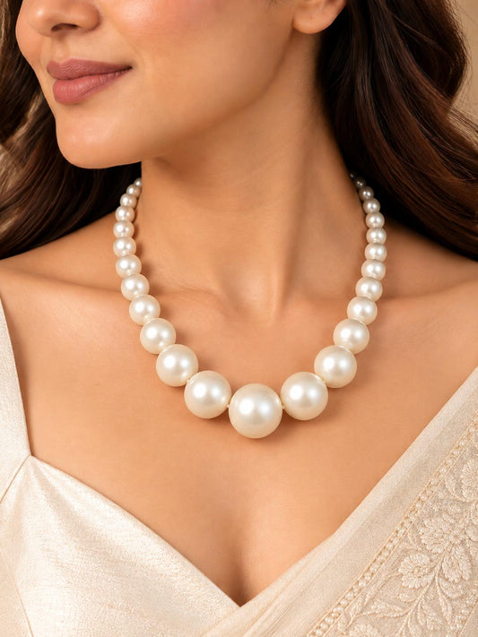 Pearl Royale Graduated Statement Necklace