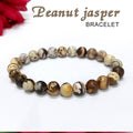 Certified Peanut Jasper 8mm Natural Stone Bracelet