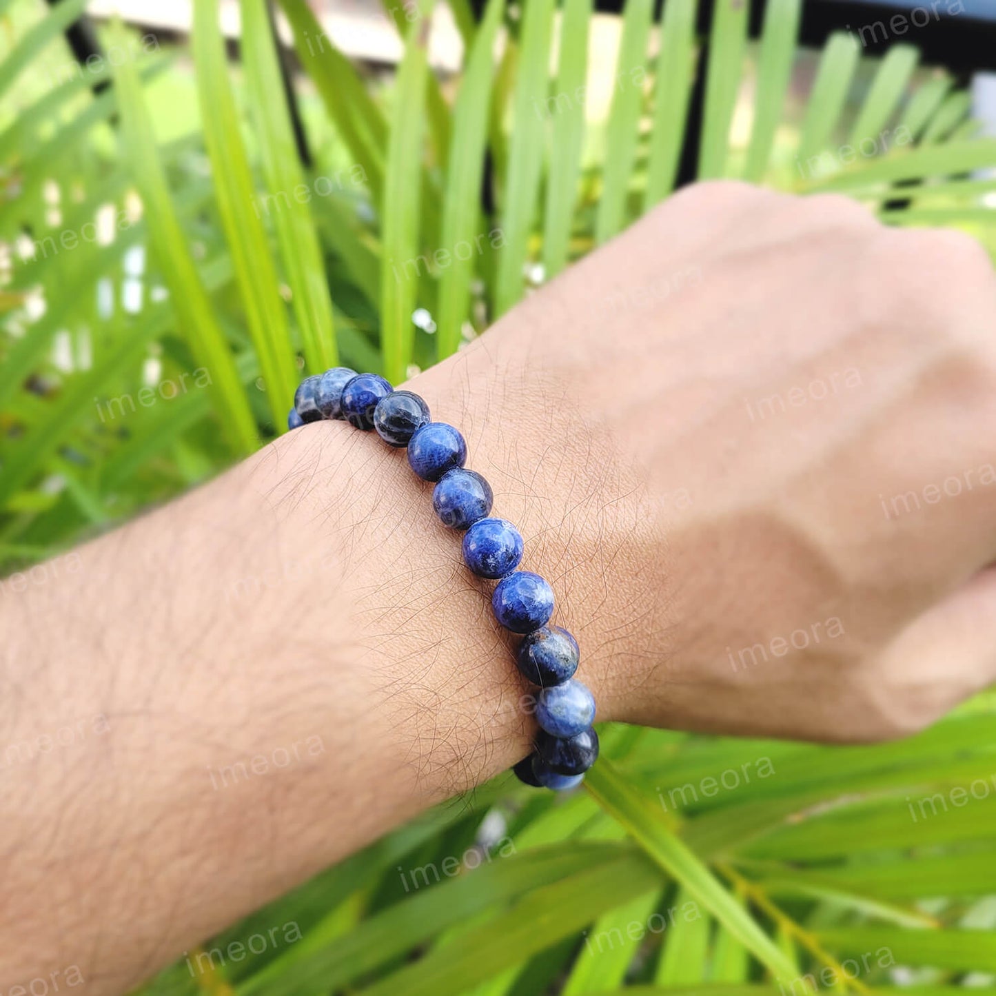 Certified Premium Sodalite 8mm Natural Stone Bracelet