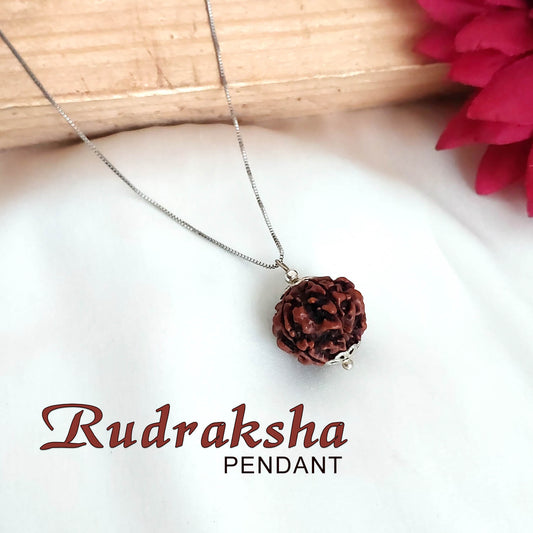 Rudraksha Pendant With Chain