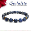 Sodalite With Golden Hematite Natural Stone Bracelet