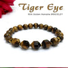 Tiger Eye With Golden Hematite Natural Stone Bracelet