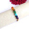 7 Chakra Bracelet - Adjustable Thread with 8mm Natural Stones