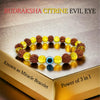 Rudraksha Citrine And Evil Eye Bracelet