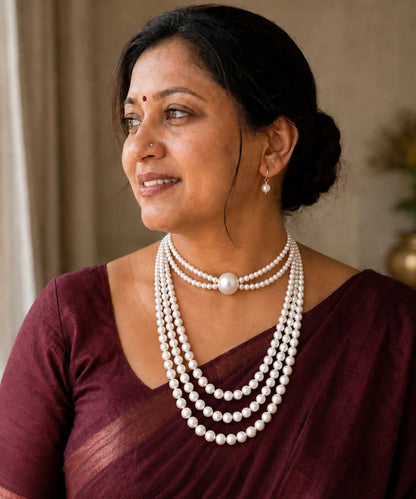 Classic Layered Necklace Set With Choker