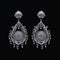 925 Silver Antique Look Handmade Earring with Silver Ball Hanging