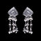 925 Silver Handmade Earring With Fresh Water Pearls Hanging
