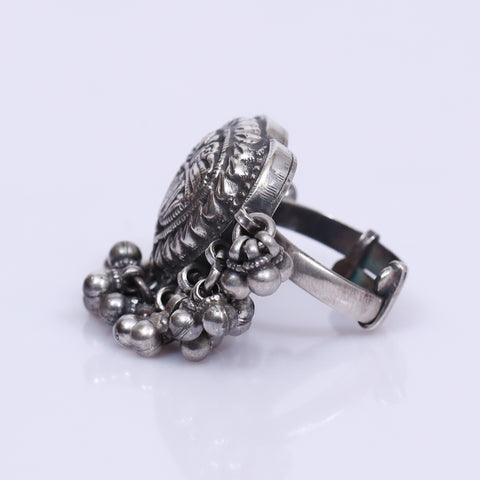 925 Silver Antique Look Handmade Adjustable Ring