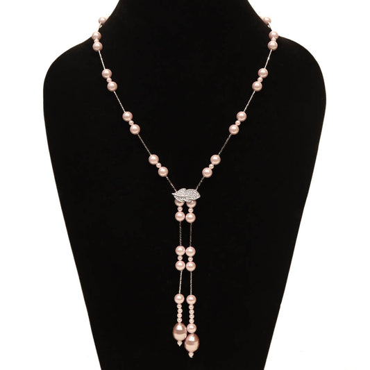 Light Pink Pearl Necklace