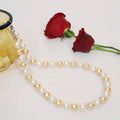 White Golden Pearl Necklace
