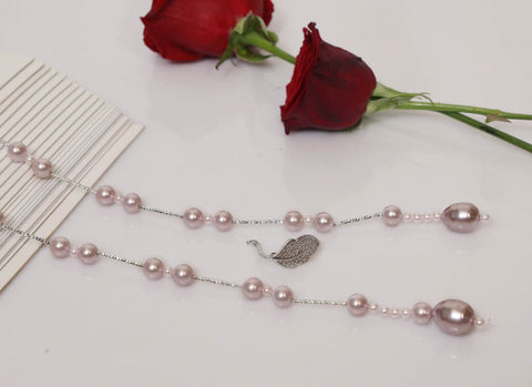 Light Pink Pearl Necklace