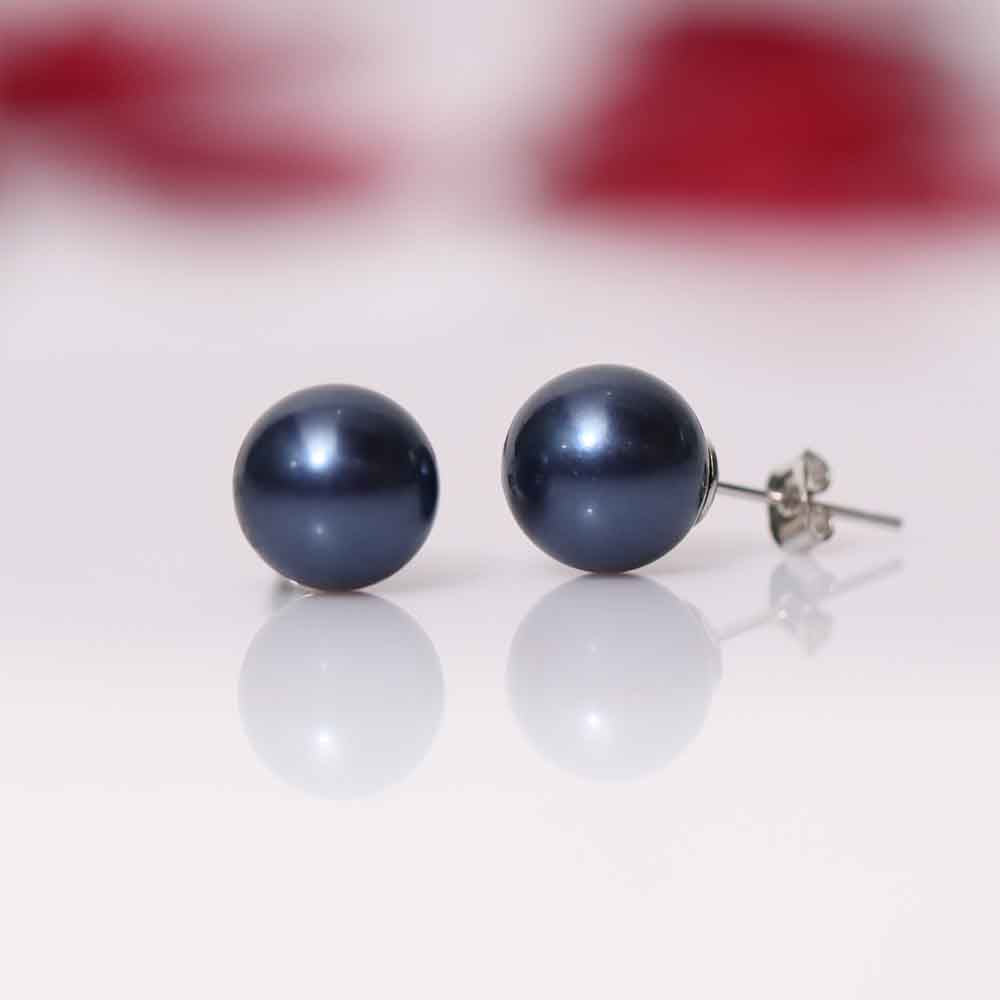 Blue Pearl Stud