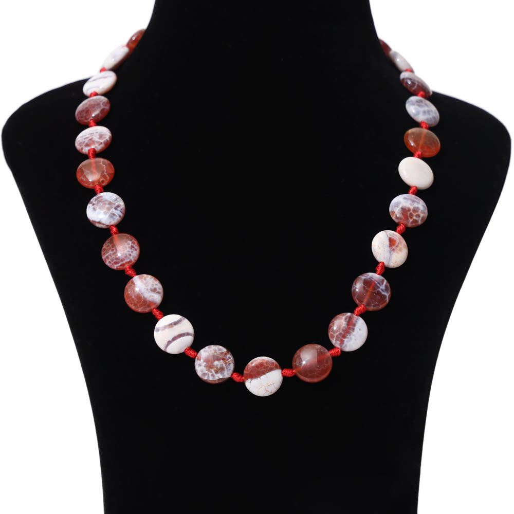 Imeora Knotted MultiGem Stone Necklace