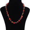 Imeora Knotted Multicolor Cylindrical Shaped Necklace