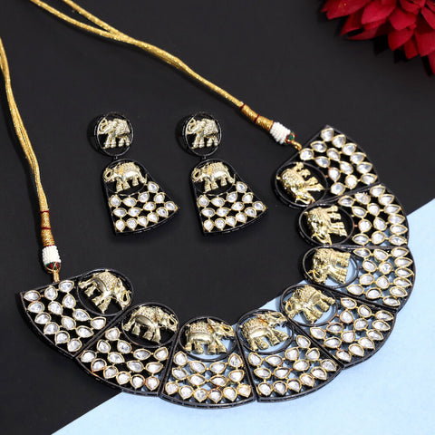 Payton Elephant Necklace Set With Dori
