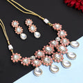 Charlee Floral Necklace Set With Dori