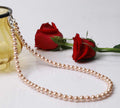 Imeora Cream 8mm Shell Pearl Necklace with 10mm Cream Studs
