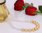 Golden White Pearl Necklace