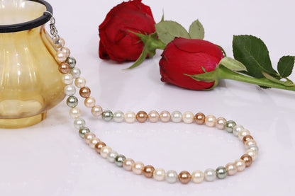 Multicolor Pearl Necklace