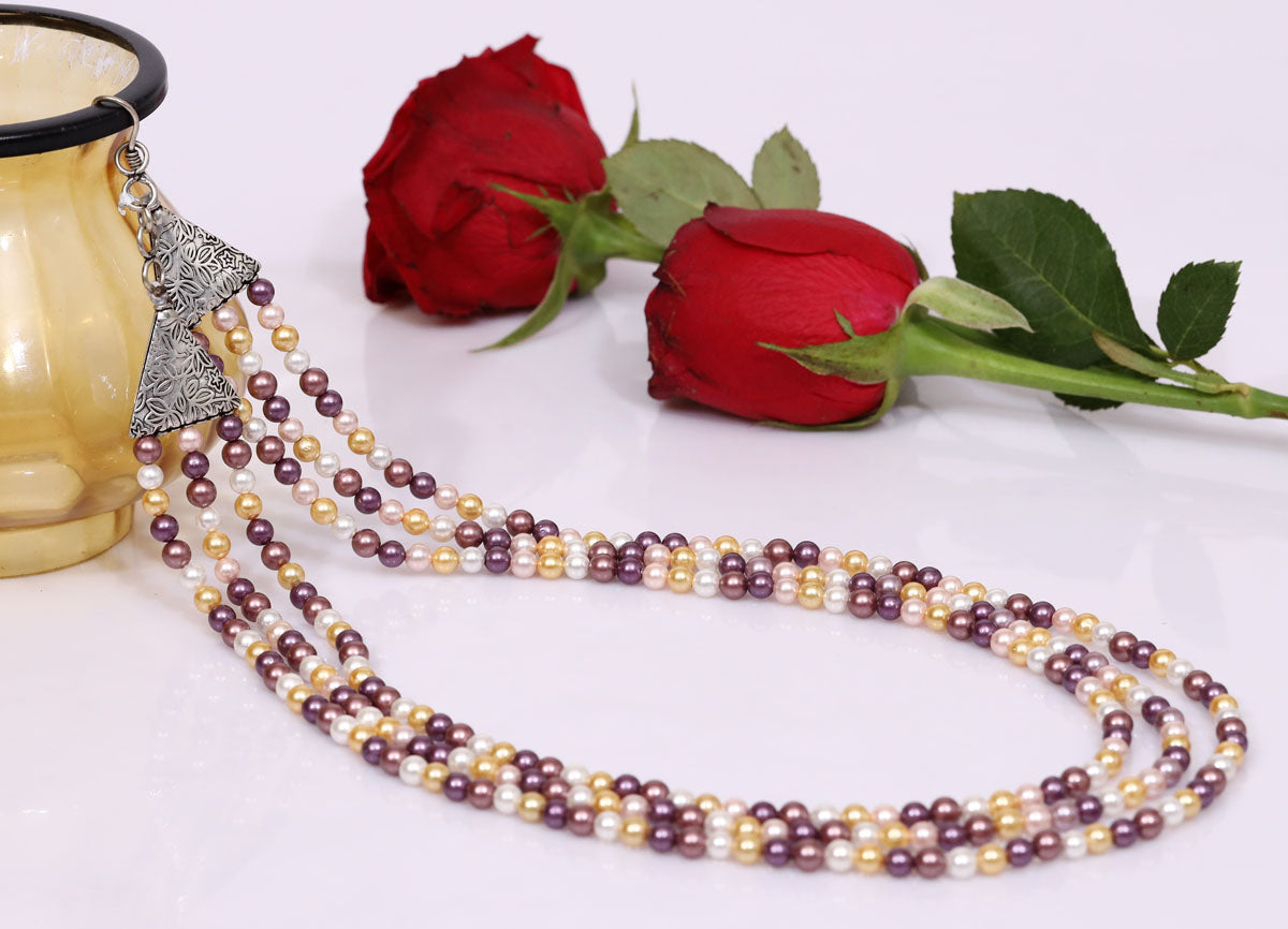 Multicolor Pearl Necklace