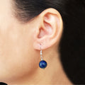 Imeora Lapis 12mm Natural Stone Earrings